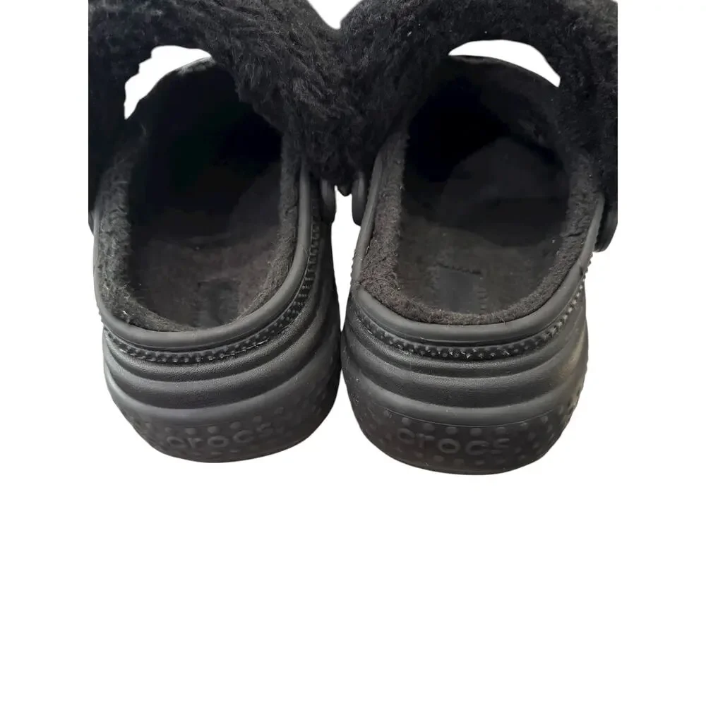 Crocs Mammoth EVO Clog Black Black Fleece Lined M8 W10 Style 12878